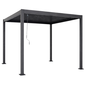 PERGOLA TARASOWA OGRODOWA 3x3m ALTANA ALUMINIUM PREMIUM GRAFITOWA XT3653S