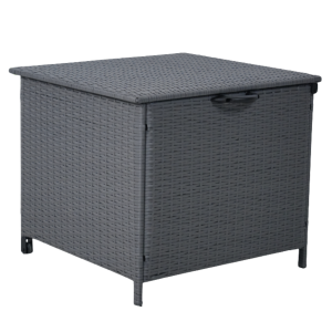 SKRZYNIA OGRODOWA XL-SD-S NA PODUSZKI TECHNORATTAN ROZMIAR S SZARY 75X70X65