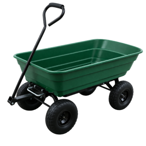 WÓZEK OGRODOWY DT001 3w1 WYWROTKA, TACZKA i PRZYCZEPKA DUŻA XXXL 300KG 75L